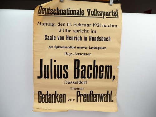 Original plakat julius bachem - plakat,