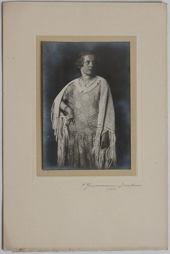 Original 1928 elegante dame - original,