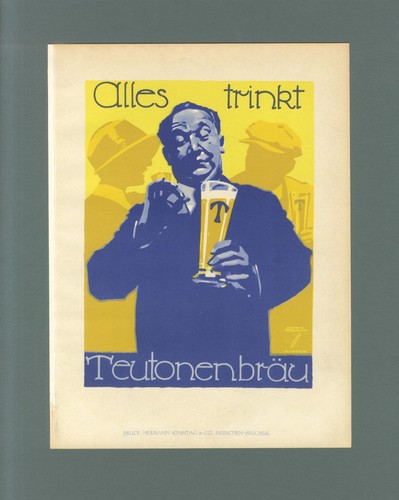 Alles trinkt teutonenbräu - alles,