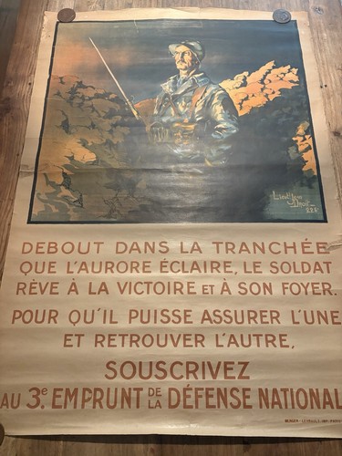 Großes plakat erster - großes,