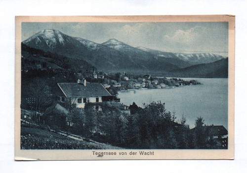 Tegernsee vor der wacht - ak,