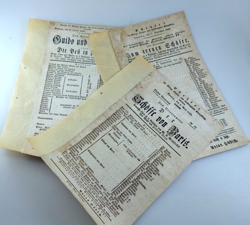 Theaterzettel theater oper - theaterzettel,