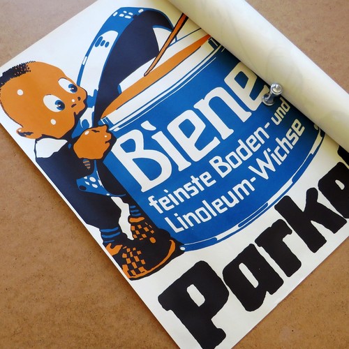 Parket biene antikes plakat - parket-biene,