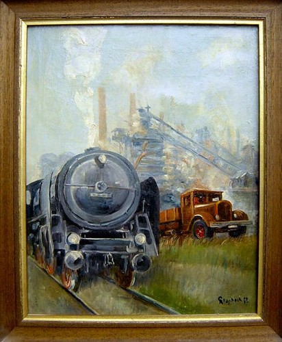 1930 dapflokomotive und - 1930, /