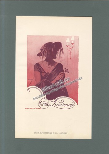 Otto landauer opernglas plakat - landauer,