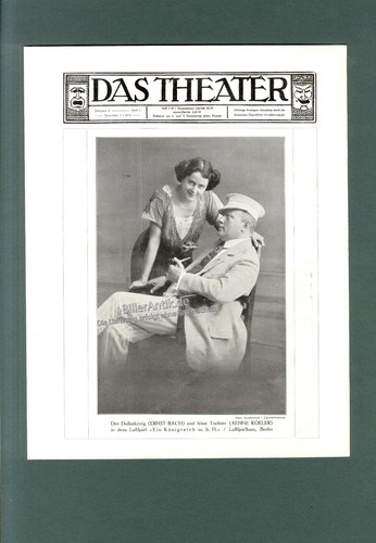 Das theater 1912 - theater, der
