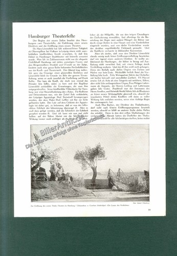 Das theater 1912 hamburger - 1912,