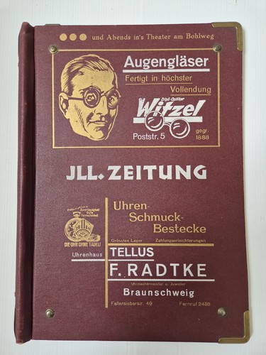 Alte antike zeitungsmappe - alte,
