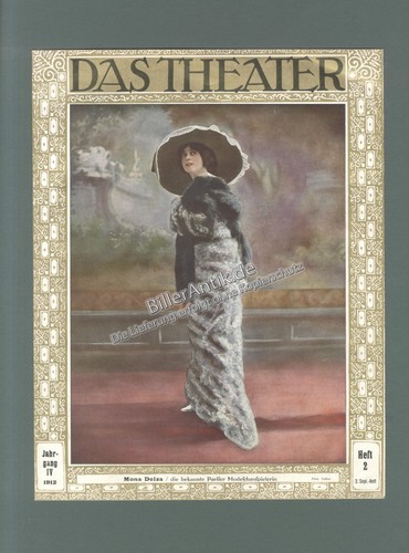 Das theater 1912 titelblatt - theater,