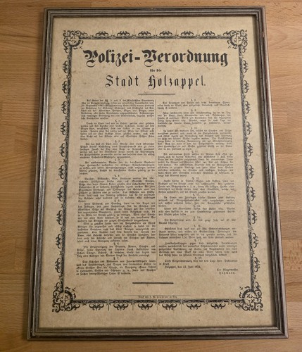 Polizei verordnung für die - polizei-verordnung,