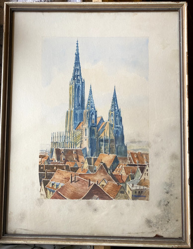 Karemann aquarell auf - ::, k.
